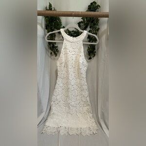 White formal dress from Lulus. Size XS, only worn once!